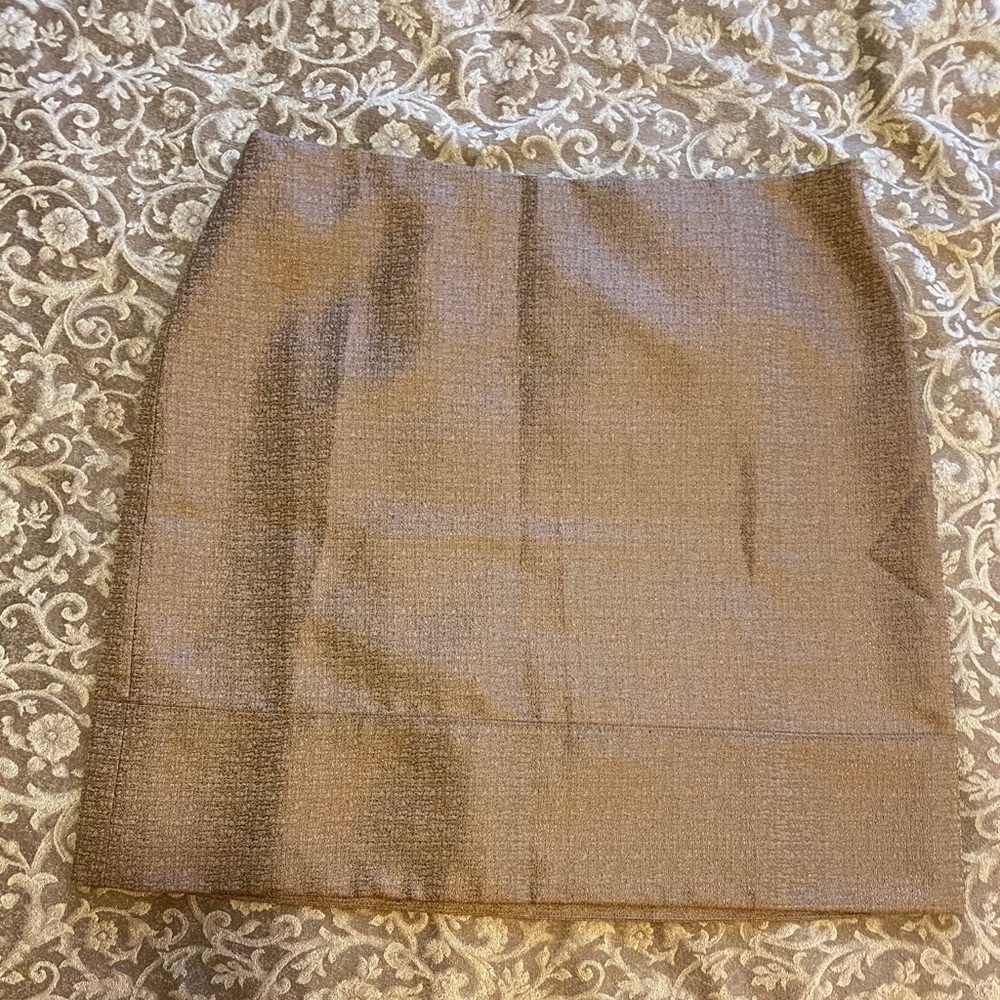 NWT Ann Taylor Gold Skirt